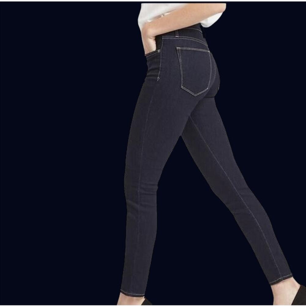 GAP 1969 TRUE SKINNY Jeans Stretch Indigo Mid Rise 240894-00 - Size 29 Short - Picture 2 of 11
